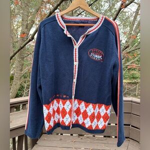 Vintage 90s Auburn University Birch Bros. Cardigan